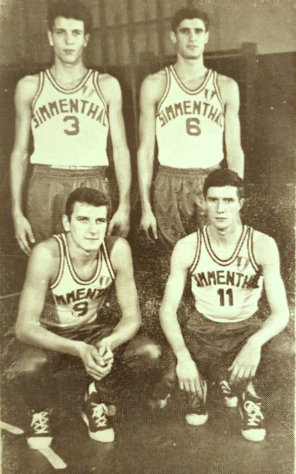 I 4 nuovi del Simmenthal 59-60: Ongaro, Velluti, Vittori,A. Giomo.